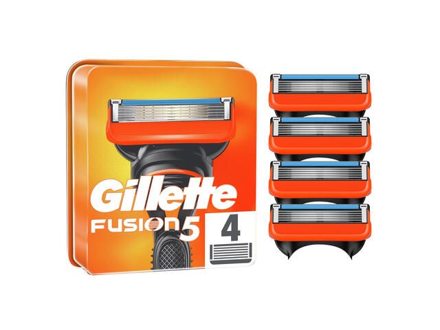 Pack De 12 Recharges De Lames Gillette Fusion 5 – Rasage Précis, Compatible ProGlide Et ProShield, Acier Inoxydable