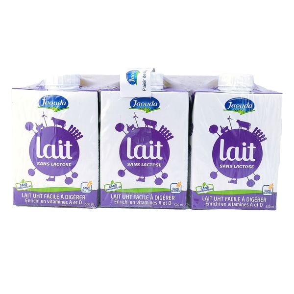 LAIT UHT SANS LACTOSE 500ML JAOUDA – CIMAMARKET